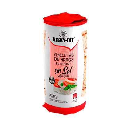 Galletas de arroz sin sal Risky