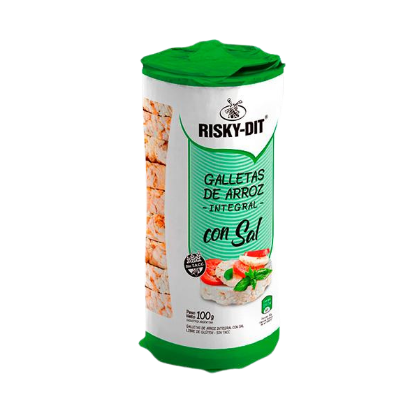 Galletas de arroz sin sal Risky
