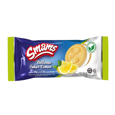 Galletitas Smams Rellenas de Limón