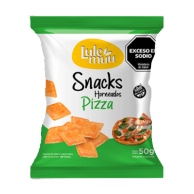 Snack horneados pizza Lule Muu