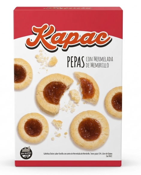 Pepas de membrillo Sin Tacc Kapac