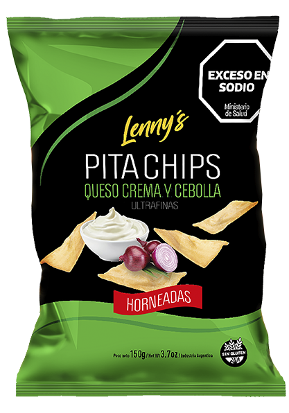 Pita Chips Sin Tacc Queso, Crema y Cebolla