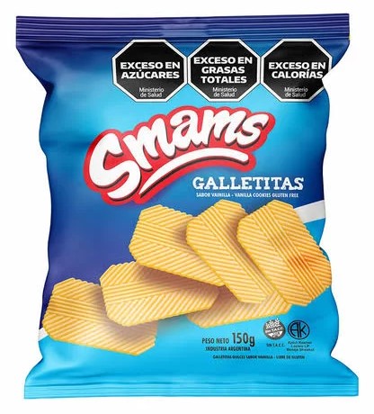 Galletitas Sin Tacc Vainilla Smams